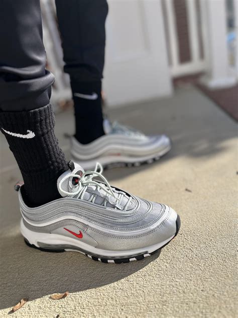 97 nike weiß silber|Nike air max 97 og bullet.